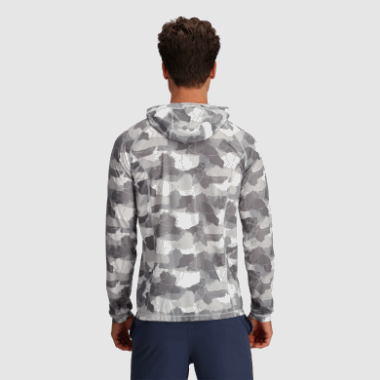 Outdoor Research Men's Echo Printed Hoodie Snow Camo
