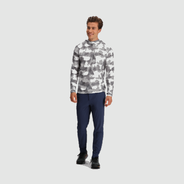 Outdoor Research Men's Echo Printed Hoodie Snow Camo