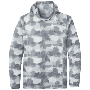 Outdoor Research Men's Echo Printed Hoodie Snow Camo