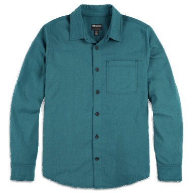 Outdoor Research Men's Kulshan Flannel Shirt Deep Lake
