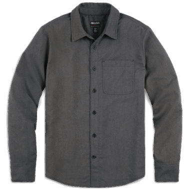 Outdoor Research Men's Kulshan Flannel Shirt Pewter