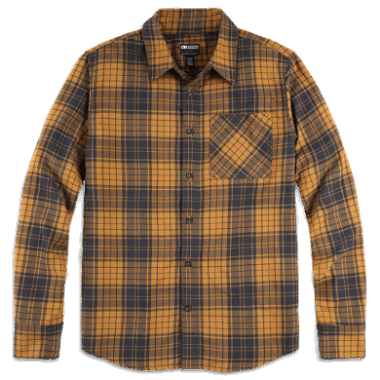 Outdoor Research Men's Kulshan Flannel Shirt Tapenade Plaid