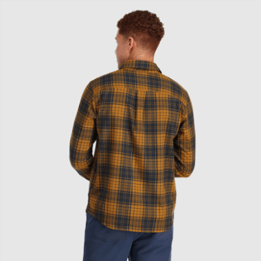 Outdoor Research Men's Kulshan Flannel Shirt Tapenade Plaid