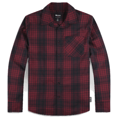 Outdoor Research Men's Kulshan Flannel Shirt Kalamata Plaid