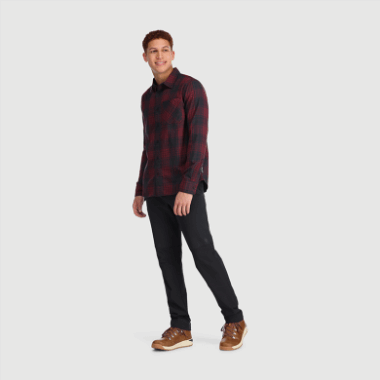 Outdoor Research Men's Kulshan Flannel Shirt Kalamata Plaid