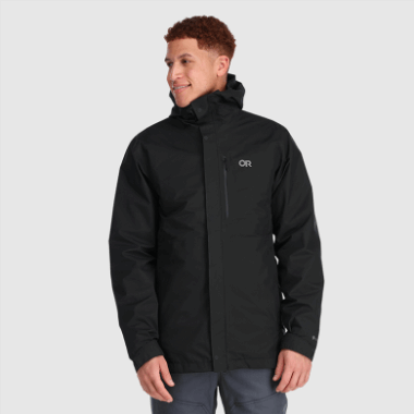 Outdoor Research Men's Foray 3-In-1 Parka Black