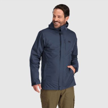 Outdoor Research Men's Foray 3-In-1 Parka Naval Blue