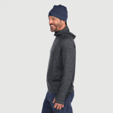 Outdoor Research Men's Alpine Onset Merino 150 Hoodie Charcoal Heather