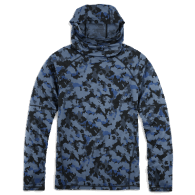 Outdoor Research Men's Alpine Onset Merino 150 Hoodie Naval Blue Camo