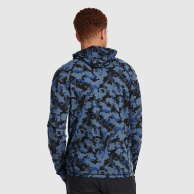 Outdoor Research Men's Alpine Onset Merino 150 Hoodie Naval Blue Camo