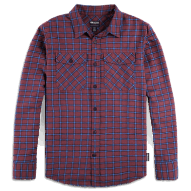 Outdoor Research Men's Feedback Flannel Shirt Light Kalamata Plaid