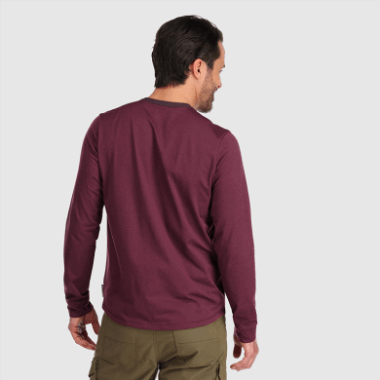 Outdoor Research Men's Baritone L/S Henley Kalamata Heather