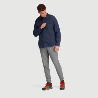 Outdoor Research Men's Trail Mix Shirt Jacket Naval Blue