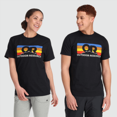 Outdoor Research Or Advocate Stripe T-Shirt Black