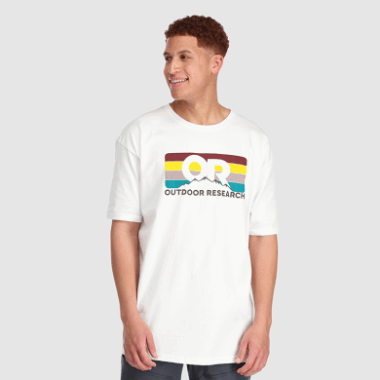 Outdoor Research Or Advocate Stripe T-Shirt White